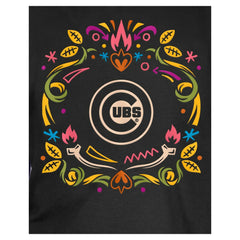 Chicago Cubs New Era Youth Día de los Muertos T-Shirt - Black - New Era Lifestyle