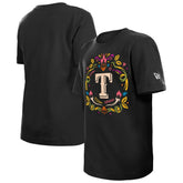 Texas Rangers New Era Youth Día de los Muertos T-Shirt - Black - New Era Discount