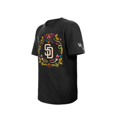 San Diego Padres New Era Youth Día de los Muertos T-Shirt - Black - New Era Sale