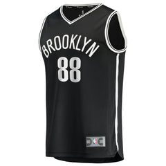 Nolan Traoré Brooklyn Nets Fast Break Replica Jersey Black Icon Edition | Fanatics US