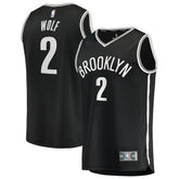 Daniel Wolf Brooklyn Nets Fast Break Replica Jersey Black Icon Edition | Fanatics online