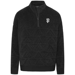 San Francisco Giants Levelwear Women's Camden Insignia 2.0 Quarter-Zip Jacket - Black - MLB Sale