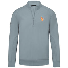 New York Mets Levelwear Upright Insignia Tri-Blend Quarter-Zip Pullover - Gray - MLB on Sale