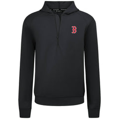Boston Red Sox Levelwear Technic Insignia Quarter-Zip Hoodie - Black - MLB on Sale