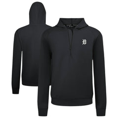 Detroit Tigers Levelwear Technic Insignia Quarter-Zip Hoodie - Black - MLB Online