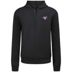 Toronto Blue Jays Levelwear Technic Insignia Quarter-Zip Hoodie - Black - MLB Sale
