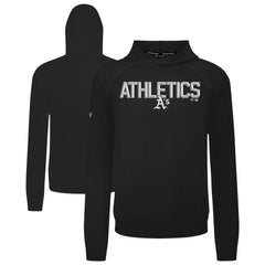 Athletics Levelwear Mandate Carve Tri-Blend Hoodie - Black - MLB Discount