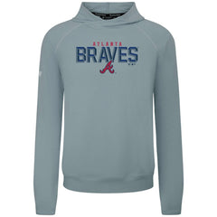 Atlanta Braves Levelwear Mandate Carve Tri-Blend Hoodie - Gray - MLB Lifestyle