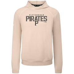Pittsburgh Pirates Levelwear Mandate Carve Tri-Blend Hoodie - Khaki - MLB Discount