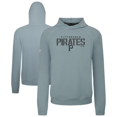 Pittsburgh Pirates Levelwear Mandate Carve Tri-Blend Hoodie - Gray - MLB Discount