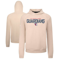 Cleveland Guardians Levelwear Mandate Carve Tri-Blend Hoodie - Khaki - MLB on Sale