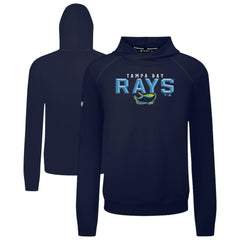 Tampa Bay Rays Levelwear Mandate Carve Tri-Blend Hoodie - Navy - MLB Discount