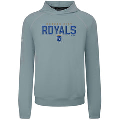 Kansas City Royals Levelwear Mandate Carve Tri-Blend Hoodie - Gray - MLB Sale