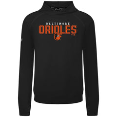 Baltimore Orioles Levelwear Mandate Carve Tri-Blend Hoodie - Black - MLB Discount