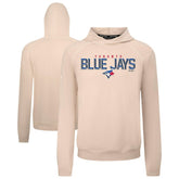 Toronto Blue Jays Levelwear Mandate Carve Tri-Blend Hoodie - Khaki - MLB Lifestyle