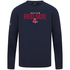 Boston Red Sox Levelwear Mandate Carve Tri-Blend Sweatshirt - Navy - MLB Discount