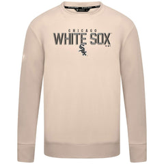 Chicago White Sox Levelwear Mandate Carve Tri-Blend Sweatshirt - Khaki - MLB Discount