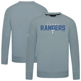 Texas Rangers Levelwear Mandate Carve Tri-Blend Sweatshirt - Gray - MLB Lifestyle