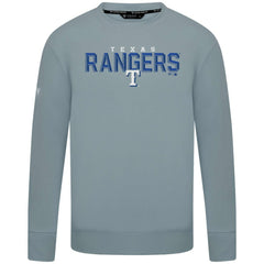 Texas Rangers Levelwear Mandate Carve Tri-Blend Sweatshirt - Gray - MLB Lifestyle