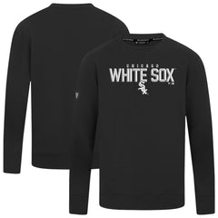 Chicago White Sox Levelwear Mandate Carve Tri-Blend Sweatshirt - Black - MLB Discount
