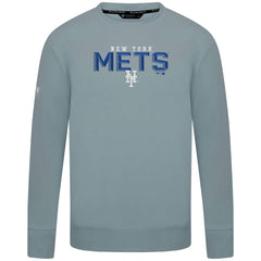New York Mets Levelwear Mandate Carve Tri-Blend Sweatshirt - Gray - MLB Sale