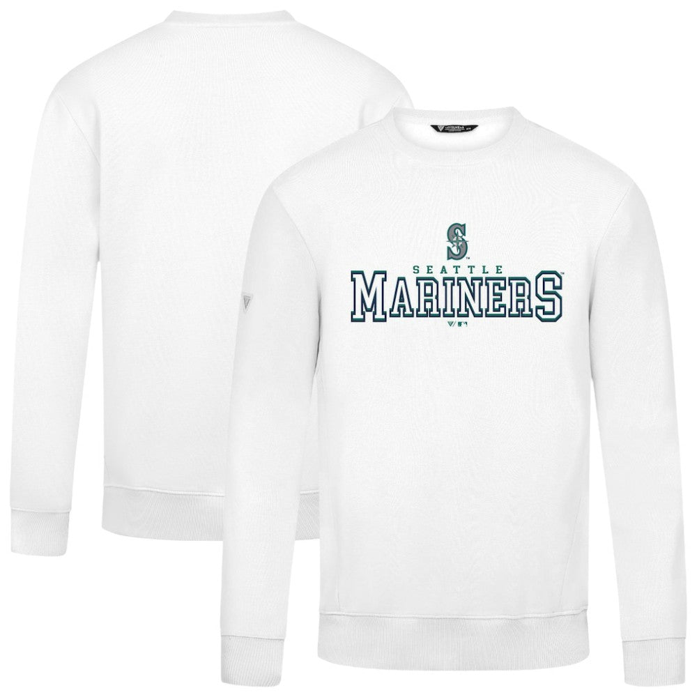 Seattle Mariners Levelwear Zane Journey Sweatshirt - White - MLB Lifestyle