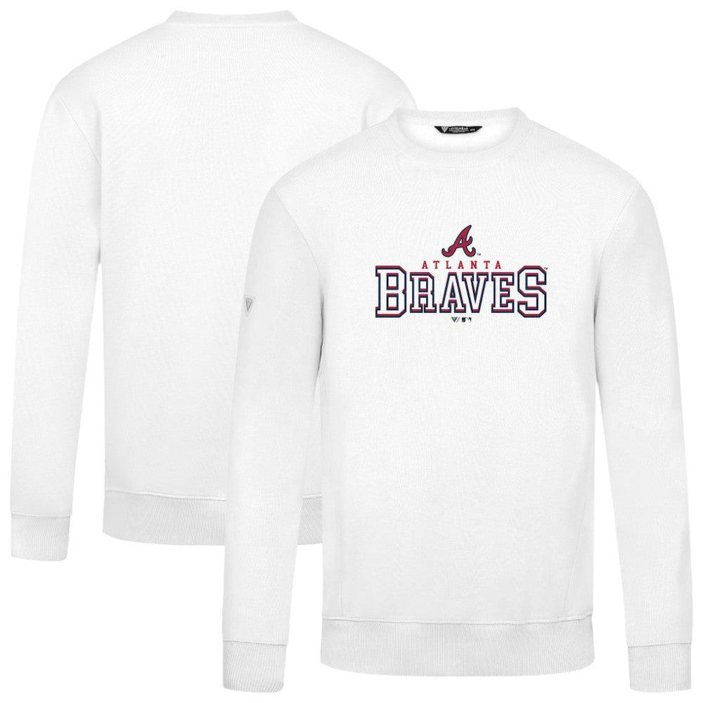 Atlanta Braves Levelwear Zane Journey Sweatshirt - White - MLB Online