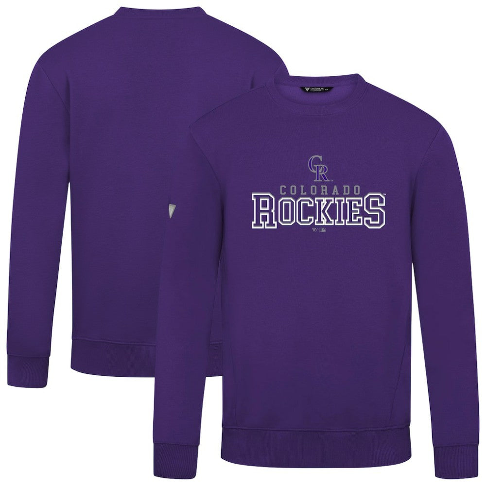 Colorado Rockies Levelwear Zane Journey Sweatshirt - Purple - MLB Discount