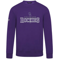 Colorado Rockies Levelwear Zane Journey Sweatshirt - Purple - MLB Discount