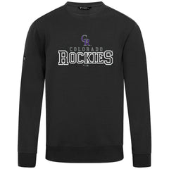 Colorado Rockies Levelwear Zane Journey Sweatshirt - Black - MLB on Sale