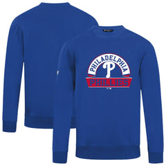 Philadelphia Phillies Levelwear Zane Banner Arch Sweatshirt - Royal - MLB on Sale