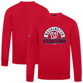 Washington Nationals Levelwear Zane Banner Arch Sweatshirt - Red - MLB Sale