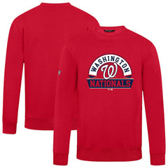 Washington Nationals Levelwear Zane Banner Arch Sweatshirt - Red - MLB Sale
