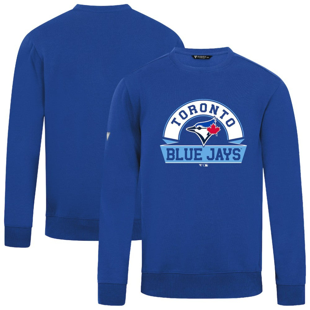 Toronto Blue Jays Levelwear Zane Banner Arch Sweatshirt - Royal - MLB Discount