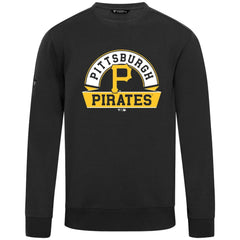 Pittsburgh Pirates Levelwear Zane Banner Arch Sweatshirt - Black - MLB Sale