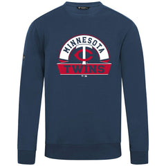 Minnesota Twins Levelwear Zane Banner Arch Sweatshirt - Navy - MLB on Sale