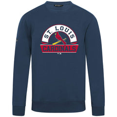 St. Louis Cardinals Levelwear Zane Banner Arch Sweatshirt - Navy - MLB Online