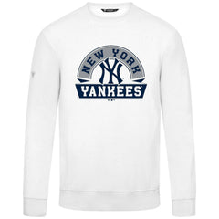 New York Yankees Levelwear Zane Banner Arch Sweatshirt - White - MLB on Sale