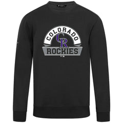 Colorado Rockies Levelwear Zane Banner Arch Sweatshirt - Black - MLB Sale