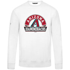 Arizona Diamondbacks Levelwear Zane Banner Arch Sweatshirt - White - MLB on Sale