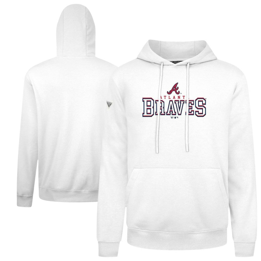 Atlanta Braves Levelwear Podium Journey Hoodie - White - MLB Online