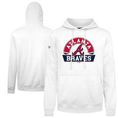 Atlanta Braves Levelwear Podium Banner Arch Hoodie - White - MLB on Sale