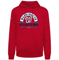 Washington Nationals Levelwear Podium Banner Arch Hoodie - Red - MLB Sale