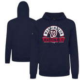 Washington Nationals Levelwear Podium Banner Arch Hoodie - Navy - MLB Discount