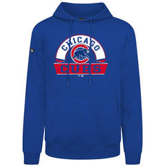 Chicago Cubs Levelwear Podium Banner Arch Hoodie - Royal - MLB on Sale
