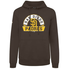 San Diego Padres Levelwear Podium Banner Arch Hoodie - Brown - MLB Sale