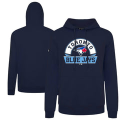Toronto Blue Jays Levelwear Podium Banner Arch Hoodie - Navy - MLB Lifestyle
