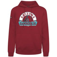 Arizona Diamondbacks Levelwear Podium Banner Arch Hoodie - Red - MLB Discount
