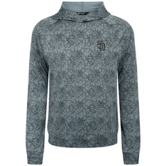 San Diego Padres Levelwear Albatross Raglan Hoodie - Gray - MLB Lifestyle