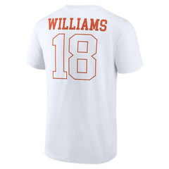 Caleb Williams Chicago Bears Outline Player T-Shirt White